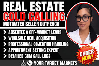 do pro real estate cold calling  for motivated seller