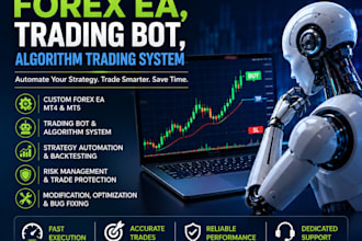 build and modify forex ea, algorithm trading system