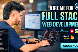 do custom website development as front end or full stack web developer