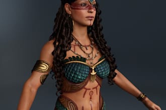 remodel 3d metahuman, ue5 control rigging,nsfw character designer,3d game avatar