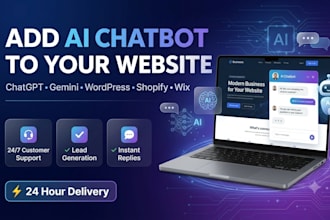 add an ai chatbot to your wordpress shopify wix or website