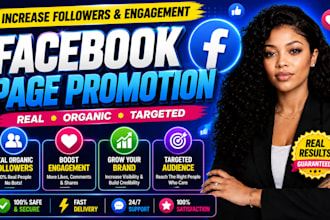 grow your facebook page with real followers and organic engagement
