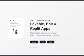 fix and deploy your lovable bolt replit or vibe coded app