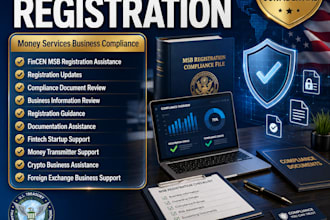 assist with fincen msb registration for your money services business