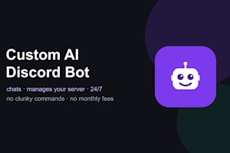 build a custom ai discord bot that runs and manages your server