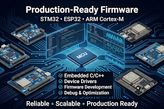 develop embedded c firmware device drivers uart spi i2c can