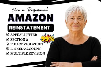 write amazon suspension appeal letter to activate suspended amazon account poa