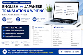 write SEO optimized japanese articles for your business