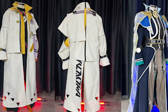 sew custom cosplay costume anime cosplay commission for anime and game character
