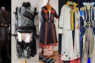 sew custom cosplay costume anime cosplay commission for anime and game character