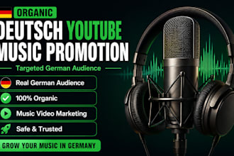 do organic deutsch youtube music video promotion to targeted german audience