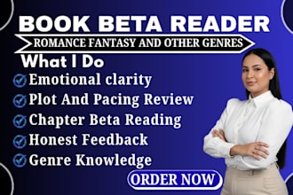 beta read your novel with fiction critique and  detailed reader report
