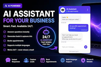 build an ai assistant for your business website