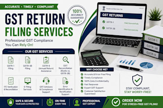 do gst registration, return filing, and gst compliance