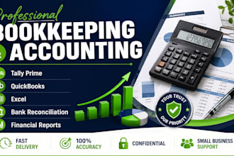 do bookkeeping, accounting, and excel data entry professionally