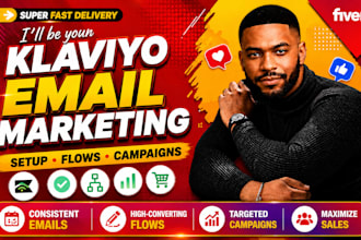 setup klaviyo email marketing and klaviyo flows