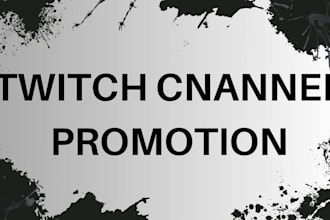 do twitch channel promotion to boost your twitch live viewer, chatters, follower