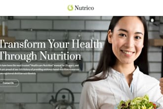 build wix health nutritionist website dietitian nutrition coach wellness website