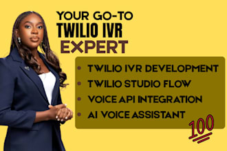 build a twilio IVR phone system with call routing, voice menu, and automation