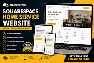 do squarespace home service websites