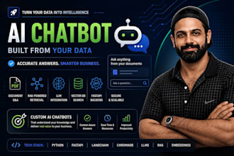 build an ai chatbot for your pdfs, documents, and business data