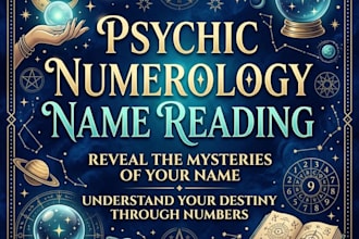 do a psychic numerology name reading for you