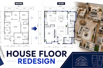redesign your house architectural floor plan for better space
