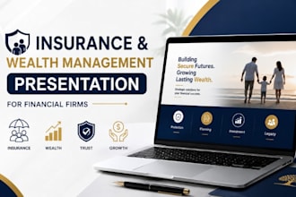 design insurance and wealth management presentation for financial firms