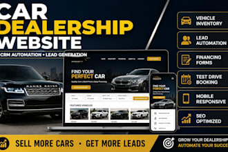 do car dealership website automotive website car dealer website crm automation