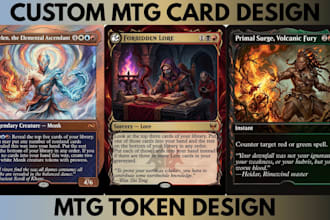 create custom mtg card design tcg alter art commander magic the gathering set