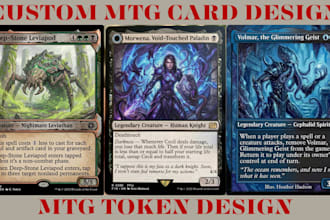 create custom mtg card design tcg alter art commander magic the gathering set
