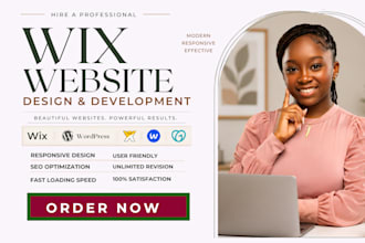 build wix website, wix website redesign, wix website design, wix redesign