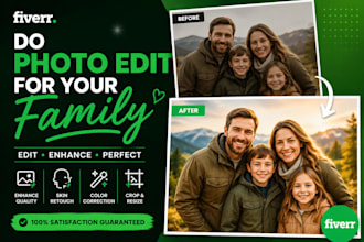 do photo edit for your family