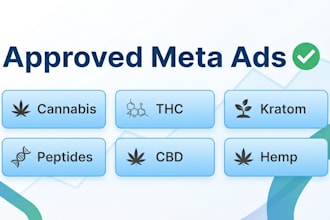 get ad approval for sensitive niches nutra kratom cbd iptv hemp peptide replica