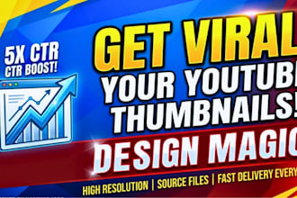 design eye catching you tube thumbnails