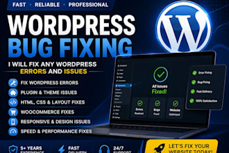 fix wordpress bugs, errors and CSS issues