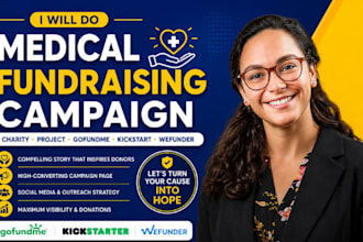 do medical fundraising campaign, charity, project gofundme kickstart wefunder