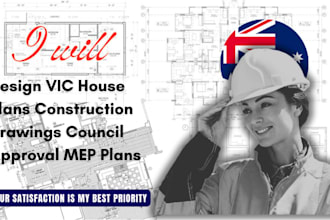 design vic house plans construction drawings council ap pro val mep plans