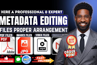 do metadata editing, bulk file fixing, image, video, audio, data extraction