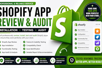 do shopify store app installation shopify app  testing shopify website app audit