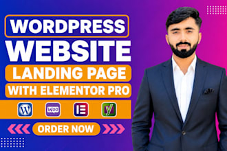 build wordpress websites and landing pages with elementor pro and divi builder