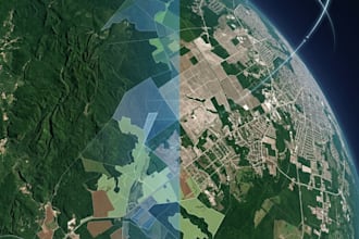 analyze satellite imagery for land cover change using gee