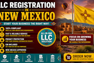 register new mexico llc, obtain ein, us and non us resident