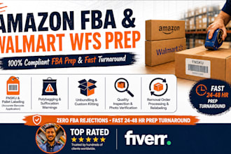 do amazon fba prep, labeling, and inspection in USA