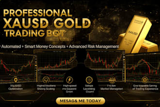 deliver gold trading bot, scalper bot, xauusd bot,gold bot, scalp bot, forex bot