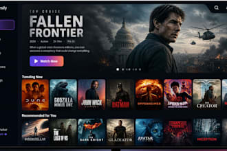 develop ott vod streaming app for smart TV, mobile