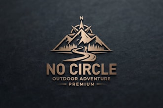 design a professional hiking logo for outdoor adventure brand