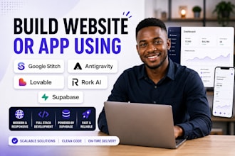 develop ai mob app using antigravity google stitch lovable ai rork ai
