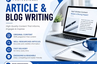 write engaging blog posts and informative articles