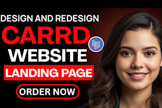 design and redesign carrd website carrd landing page carrd website design